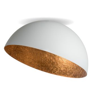 SIGMA 32462 Sfera 35 plafon biały/miedziany