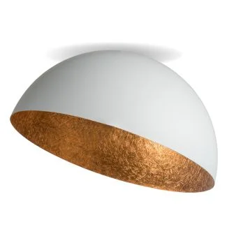 SIGMA 32462 Sfera 35 plafon biały/miedziany