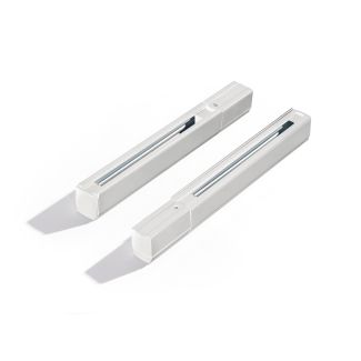 AZZARDO AZ2988 Track set 2m + End power + End Cap (white) szyna zasilanie zaślepka 3-fazowy