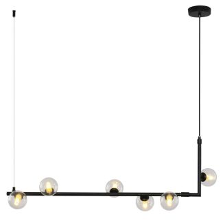 Step into Design MP0096-6 Lampa wisząca SIMPLY czarna 90 cm
