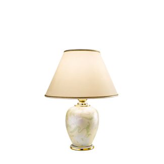 KOLARZ 0014.73S.4 GIARDINO PERLA lampa stołowa złoto 24K