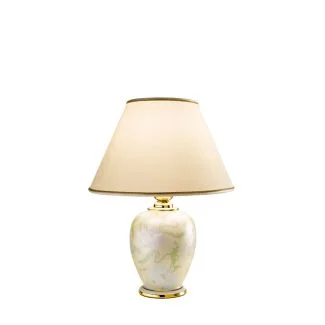 KOLARZ 0014.73S.4 GIARDINO PERLA lampa stołowa złoto 24K