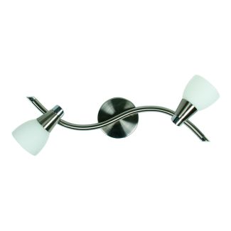 CANDELLUX 92-69986 SELIA LAMPA SUFITOWA LISTWA 2X40W G9 NIKIEL MAT/CHROM BIAŁY (BŻ)