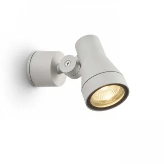 RENDL R10388 DIREZZA ścienna srebrnoszara 230V GU10 35W IP54