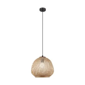 EGLO 43261 LAMPA DEMBLEBY OPRAWA WISZĄCA HL/1 E27 Ø320 NATUR/SCHWARZ DEMBLEBY
