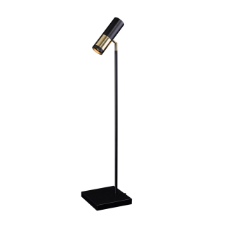 ANTIGO Lampa stołowa Kavos - Mosiądz polerowany-czarna (900 mm) 8376