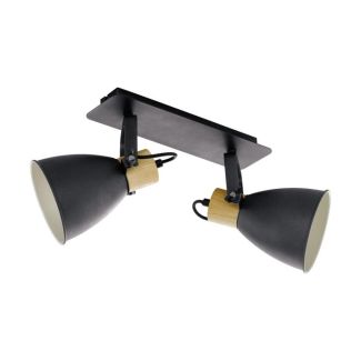 EGLO 99075 LAMPA COSWARTH SPOT BALKEN/2 E27 ANTHRAZIT/HOLZ COSWARTH