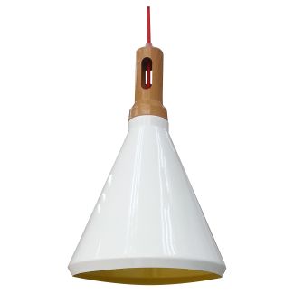 CANDELLUX 31-37695 ROBINSON ZWIS 26 1X60W E27 BIAŁY / WNĘTRZE ŻÓŁTE
