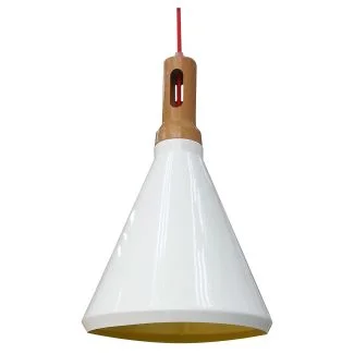CANDELLUX 31-37695 ROBINSON ZWIS 26 1X60W E27 BIAŁY / WNĘTRZE ŻÓŁTE
