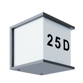 IDEUS 3687 MAXIM E27 GREY Oprawa hermetyczna