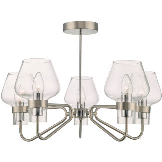 DAR KET5446 KETA 5LT SEMI FLUSH SAT CHR & POL CHR