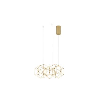 Luces Exclusivas ASIS LE42727 LAMPA WISZĄCA LED złoty