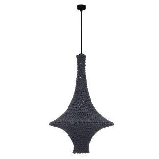ANTIGO Lampa wisząca Alda L - Czarna (500 mm) 5113