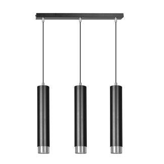 EMIBIG 643/3 LAMPA WISZĄCA KIBO 3 BL/CHROME