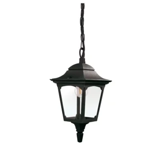 ELSTEAD CPM9-BLACK Latarnia wisząca Chapel Mini - 1 źródło światła - Czarna
