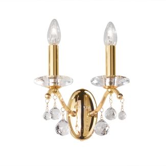 KOLARZ 3234.62.3.KOT CARMEN 2 lampa ścienna złoto 24K