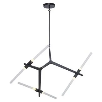 Step into Design ST-1001-6 black Lampa wisząca STICKS-6 czarna