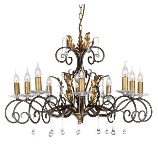 ELSTEAD AMARILLI AML10 BRONZE 10Lt Chandelier