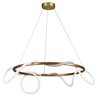 Step into design ST-9282R/D60 Lampa wisząca FANTASIA ROUND LED złota 60 cm