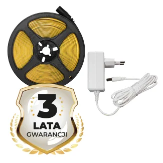 MILAGRO EKZ630 Zestaw Taśma COB 320/m 4000K IP20 5m + Zasilacz