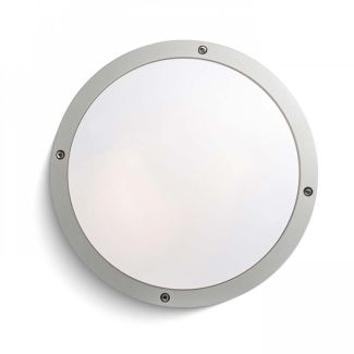 RENDL R10383 SONNY sufitowa srebrnoszara 230V E27 2x18W IP54