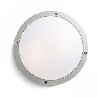 RENDL R10383 SONNY sufitowa srebrnoszara 230V E27 2x18W IP54