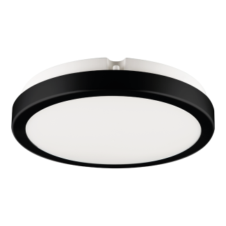 MILAGRO EKP0471 Plafon Vera 18W 4000K Czarny IP65