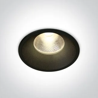 ONE LIGHT 10112TD/B/W Kalivia czarny wpust z wymienną głowicą LED 3000K 12W dark light