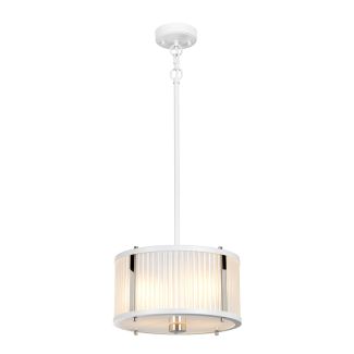 ELSTEAD Corona DL-CORONA-2P-WPN 2 Light Pendant - White Polished Nickel