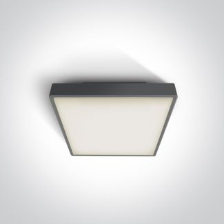ONE LIGHT 67282N/AN/W Pirnari plafon antracyt LED 3000K 16W IP65