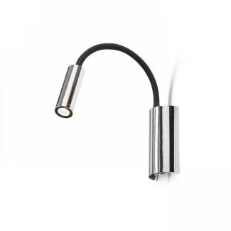 RENDL R12897 SHOW ścienna czarna chrom 230V LED 3W 3000K