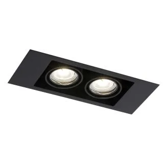 ANTIGO Lampa wpuszczana Ebino 2 - Czarna 3306