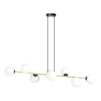 EMIBIG 1241/8 LAMPA WISZĄCA GRAVITY 8 BL OPAL