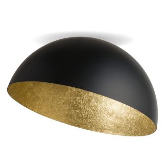 SIGMA 32471 Sfera 90 plafon czarny/złoty