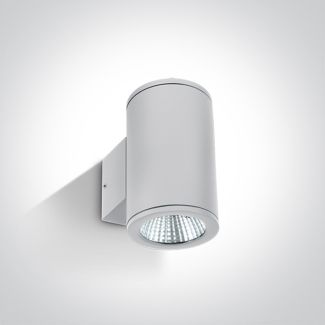 ONE LIGHT 67138/W/W Bralos biały zewnętrzny kinkiet 3000K 2x6W IP54
