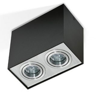 AZZARDO GM4204-BK-ALU / AZ1355 Eloy 2 (black/aluminium) Lampa sufitowa