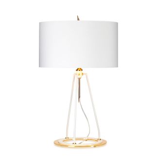 ELSTEAD Ferrara FERRARA-TL-WPG Table Lamp - White and Polished Gold