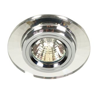 CANDELLUX 2230507 SS-10 CH/WH MR16 CHROM OPR. STROP. STAŁA OKRĄGŁA SZKŁO BEZBARWNE