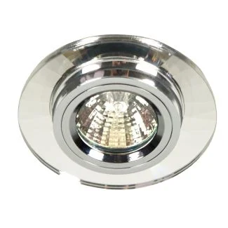CANDELLUX 2230507 SS-10 CH/WH MR16 CHROM OPR. STROP. STAŁA OKRĄGŁA SZKŁO BEZBARWNE