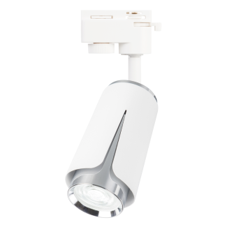 MILAGRO ML0271 FLOWER WHITE CHROME TRACK 1xGU10