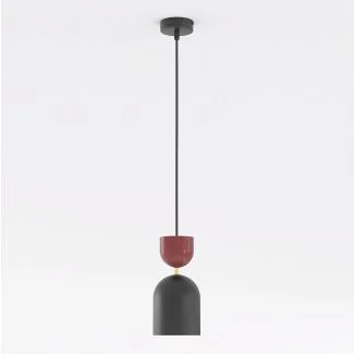 EMIBIG 1737/1B GAUDI 1 BLACK BURGUNDY Lampa wisząca