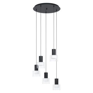 EGLO 39727 LAMPA MOLINEROS OPRAWA WISZĄCA HL/5 GU10 SCHWARZ/KLAR/WS MOLINEROS