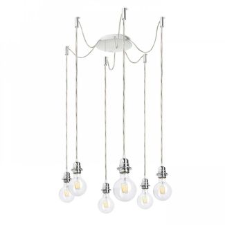 RENDL R11789 KOMBIX 6 wisząca sada CHP+TK+CHO 230V E27 6x28W