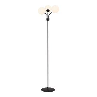 EMIBIG 1138/LP3 LAMPA PODŁOGOWA NOVA LP3 BLACK/OPAL