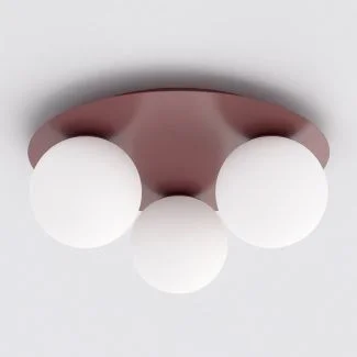 EMIBIG 1688/3 SOLAR 3 BURGUNDY OPAL LAMPA SUFITOWA
