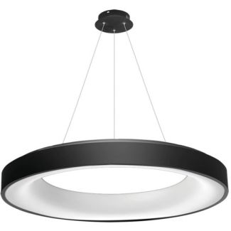 AZZARDO AZ3449 SOVANA PENDANT 80 CCT + REMOTE CONTROL BLACK DECORATIVE LAMP