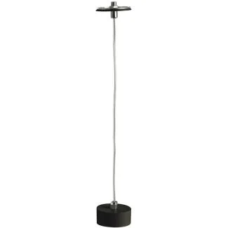 AZZARDO AZ3393 EREBUS BASE PENDANT BLACK TECHNICAL LAMP