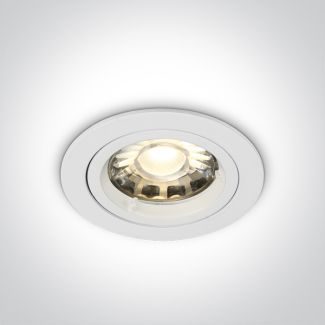 ONE LIGHT 10105GU/W Trinia wpust z oprawką GU10 MR16 50W biały