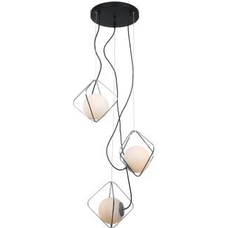 ITALUX Canto PEN-5696-3-BKCR lampa wisząca