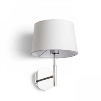RENDL R11985 BROADWAY ścienna biała chrom 230V E27 42W